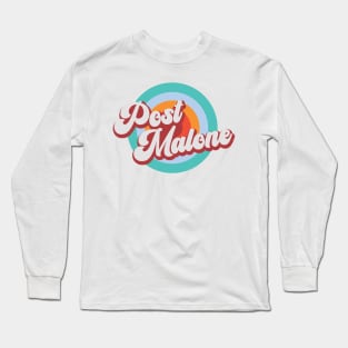 Color Circle With Name Post Long Sleeve T-Shirt